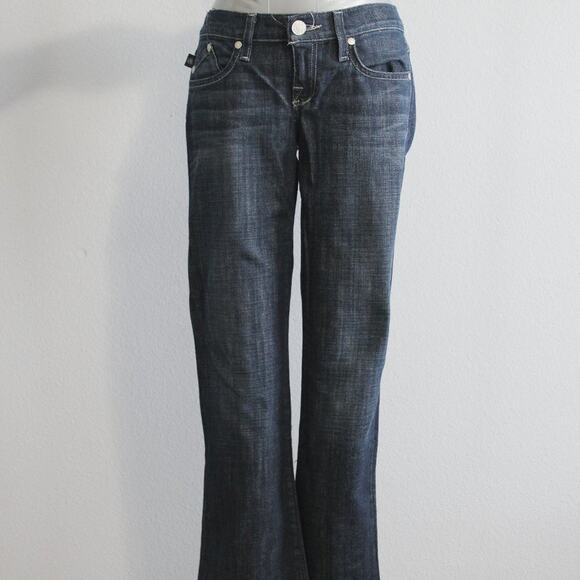 ROCK & REPUBLIC Denim Dark Wash Jeans Size 26 Embroidered Pocket "Kasandra" - Picture 1 of 10